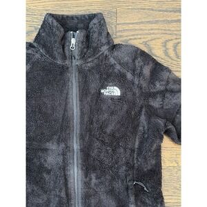 The North Face Teddy Sherpa Thick Fluffy Full Zip Black Fleece Womens Medium